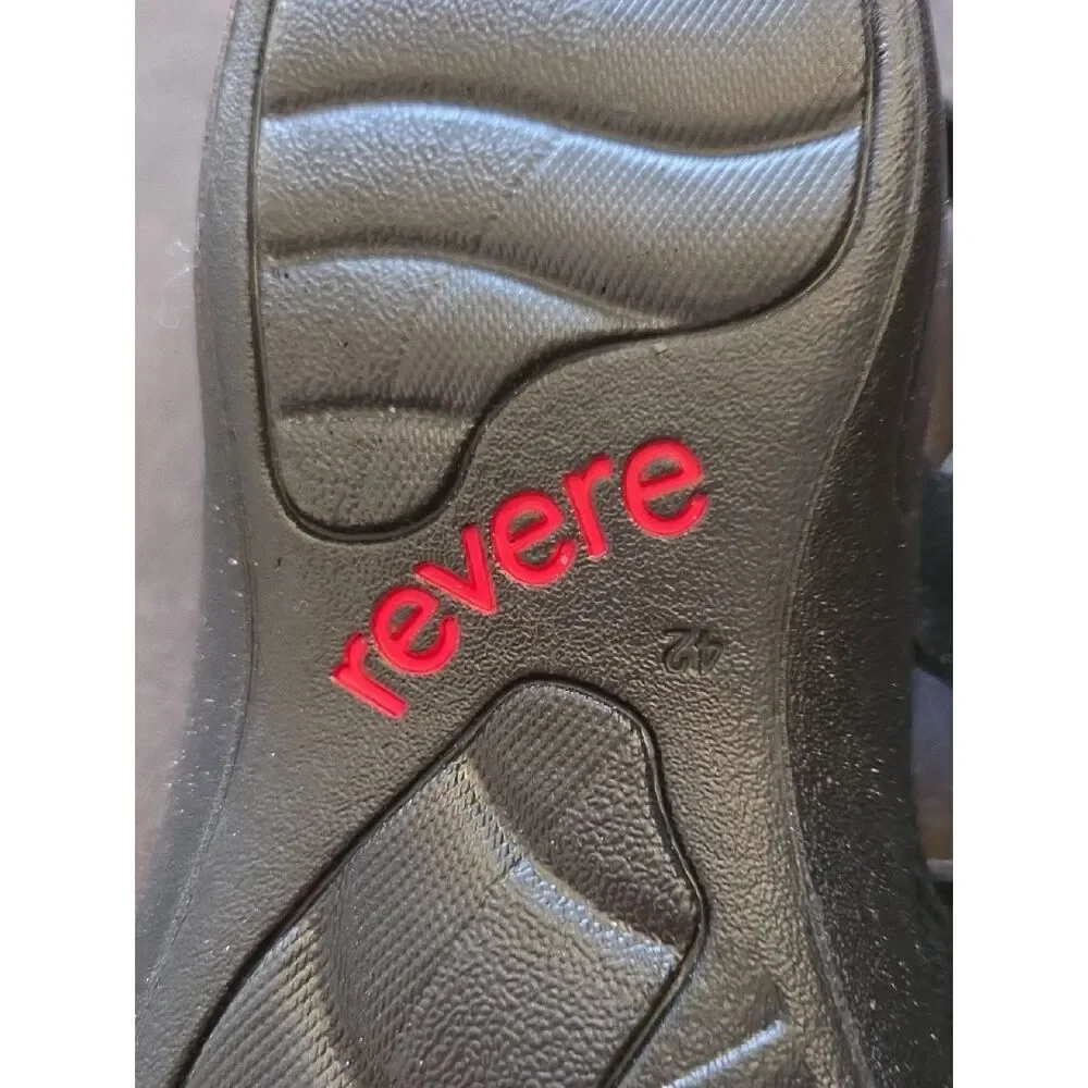 Reverse Black Textured Strappy Women's Sandal